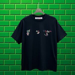OFF-WHITE Crew neck, short sleeves